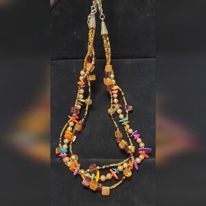 1980s Necklace Multistrand